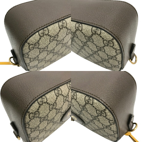 Gucci GG Supreme Messenger Bag Crossbody Cat Head Sherry - Picture 9 of 9